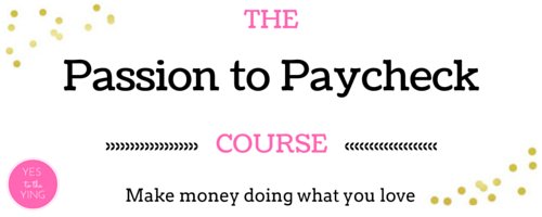 Passion to Paycheck Header