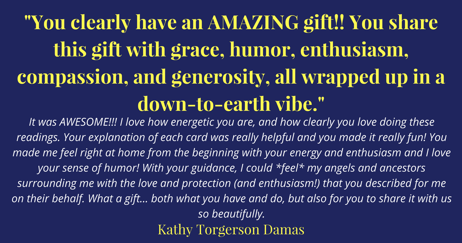 Kathy Damas Testimonial