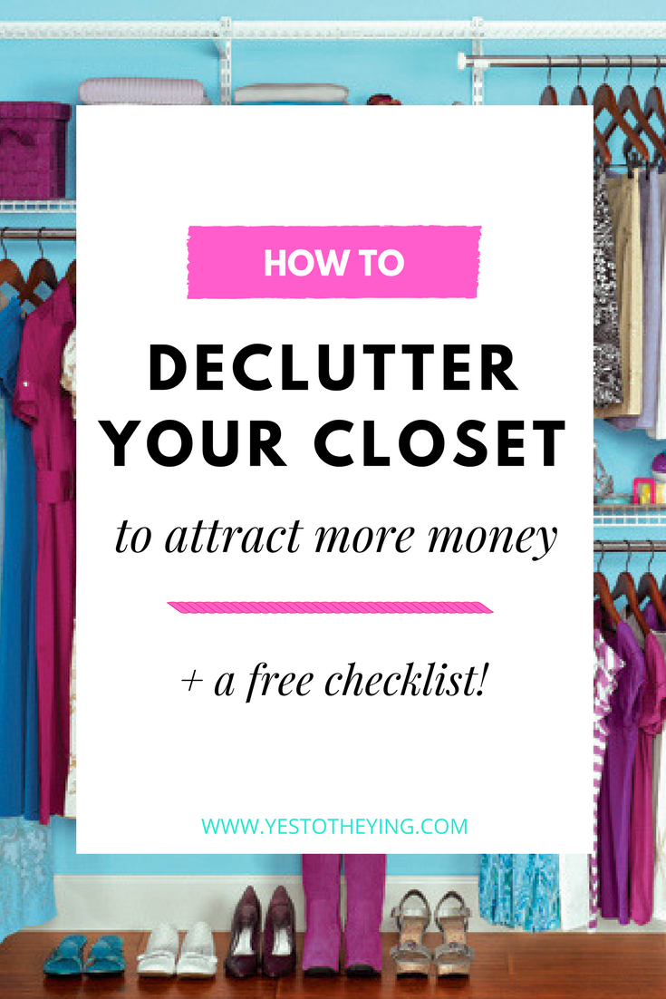 Declutter Closet Pinterest