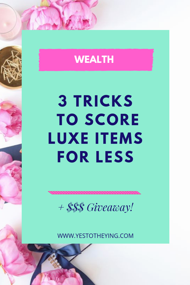 Luxe for Less Pinterest