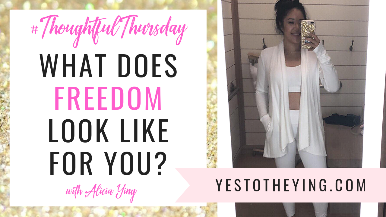 Thoughtful Thursday- Freedom 7-4-19